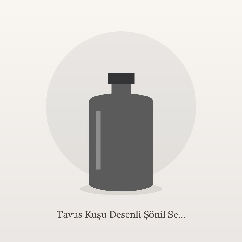 Tavus Kuşu Desenli Şönil Seccade