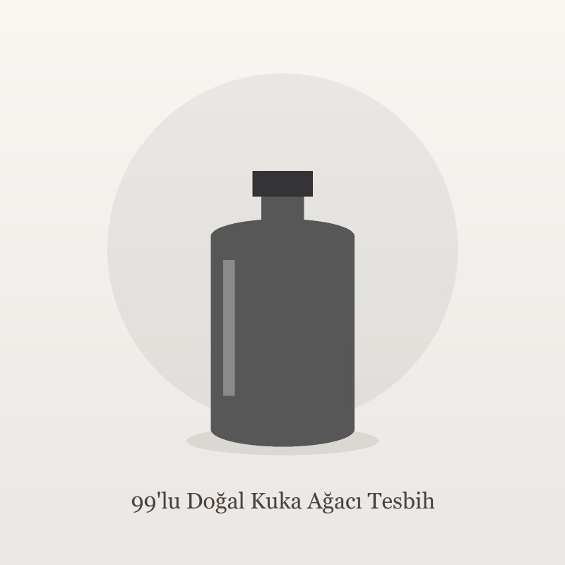 99'lu Doğal Kuka Ağacı Tesbih