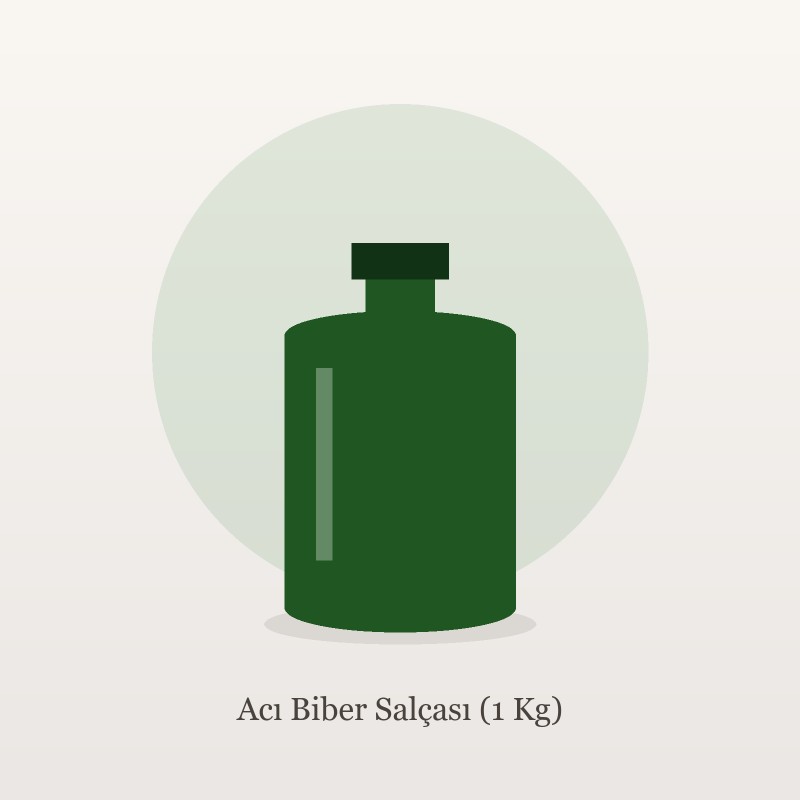 Acı Biber Salçası (1 Kg)